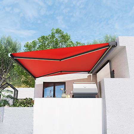 Retractable Sun Shade Canopy Awning